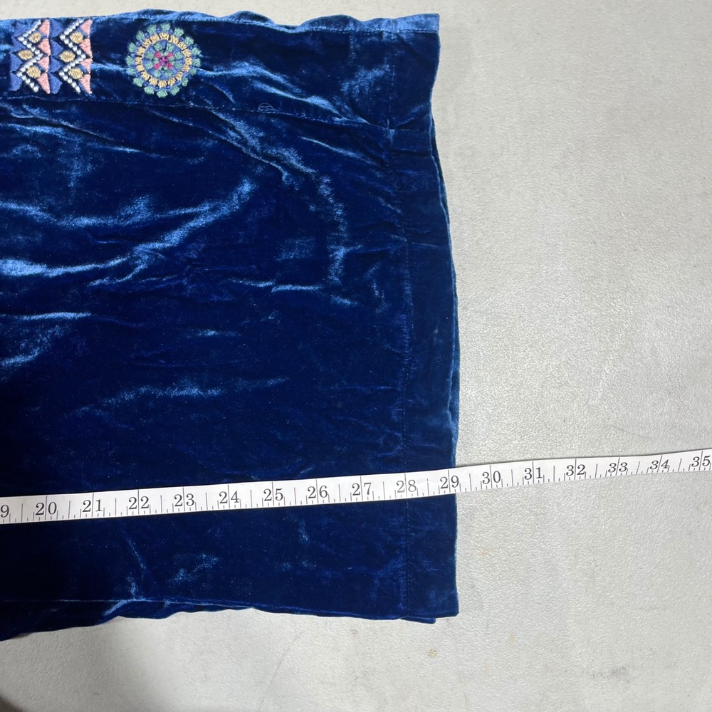 Johnny Was Nikkola Silk Velvet Embroidered Wide Leg‎ Pants Sz XXL Boho Lagenlook - Picture 11 of 11